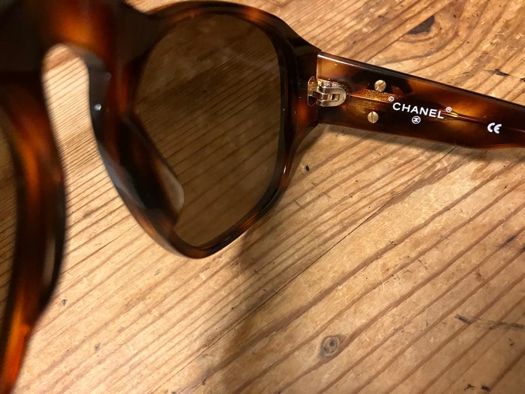 た*や様 CHANEL ブラウン サングラス べっ甲