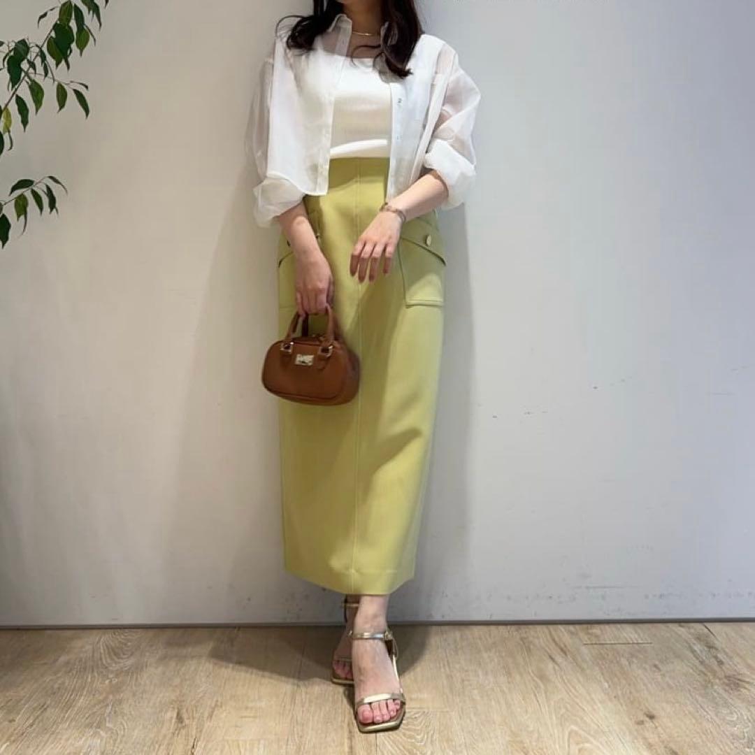 新品タグ付♡Apuweiser-riche ポケットディティールタイトスカート