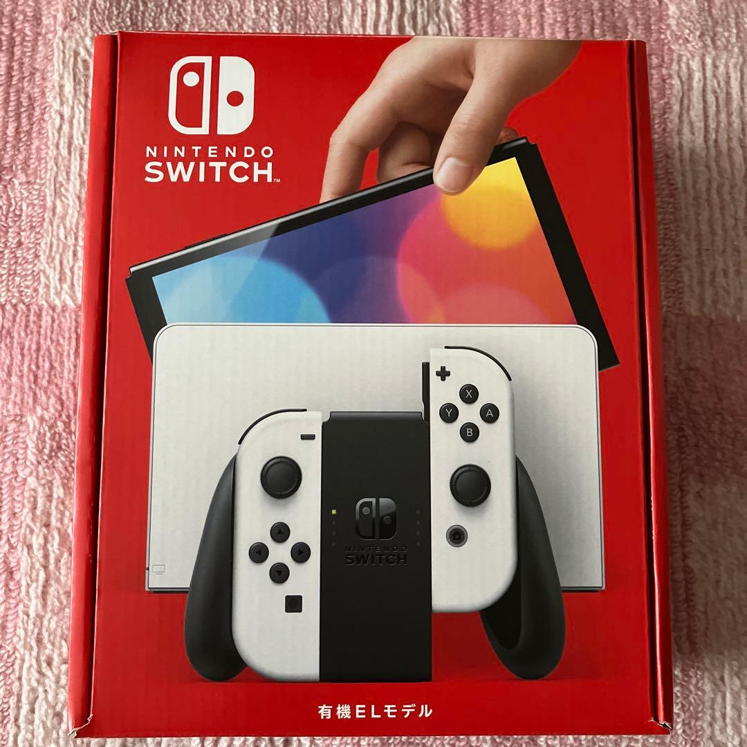 Nintendo Switch有機ELモデル　ホワイト　SDカード付(128)