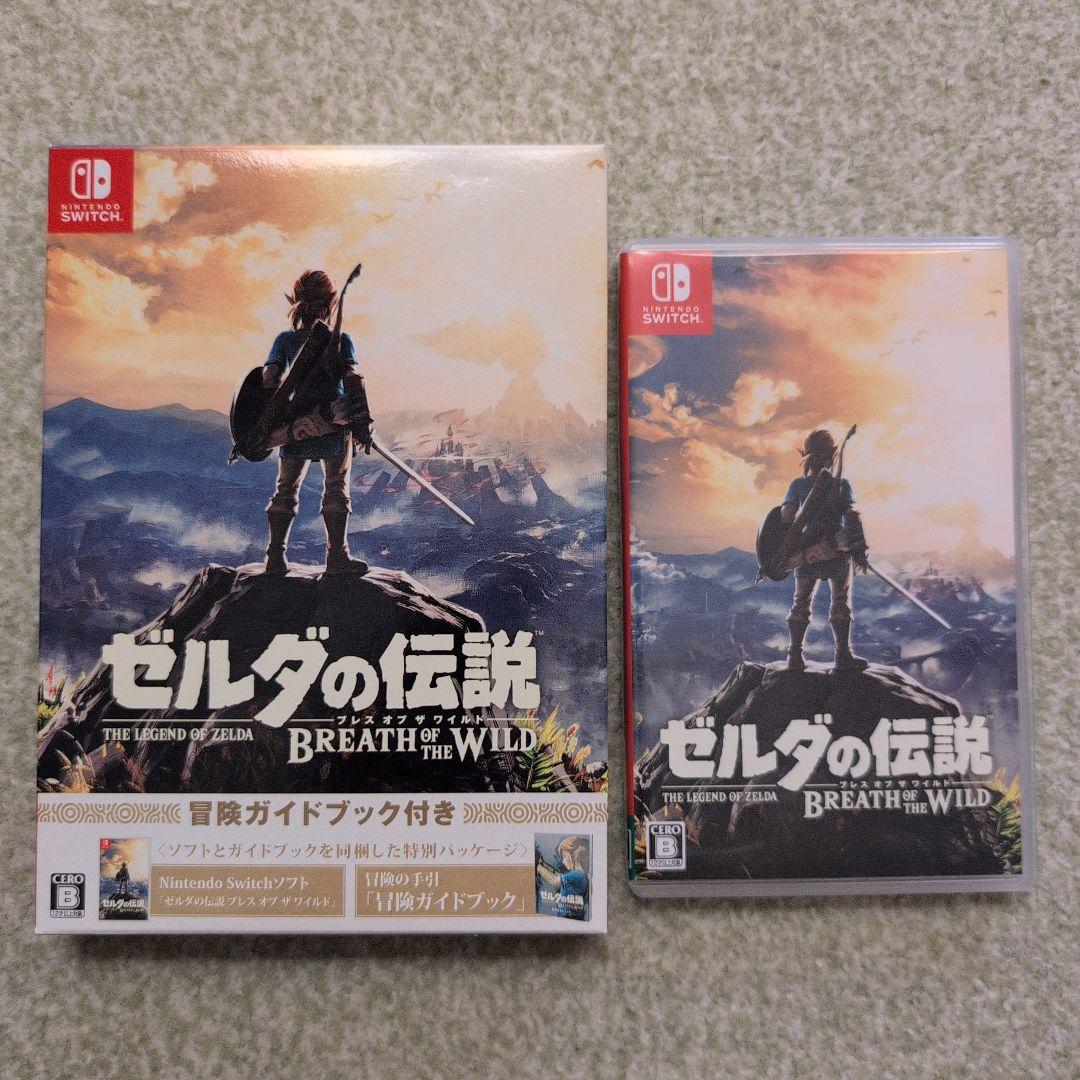 【美品】ゼルダの伝説 ブレワイ(ガイドブック付き)＋ティアキン＋無双 厄黙セット