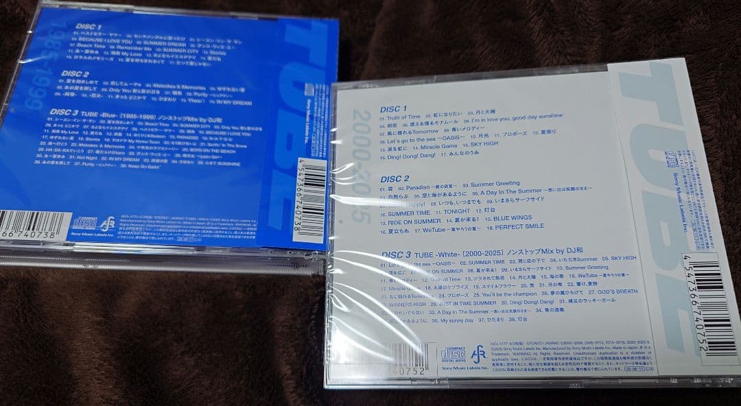 邦楽 TUBE All Singles TUBEst -Blue- -White-