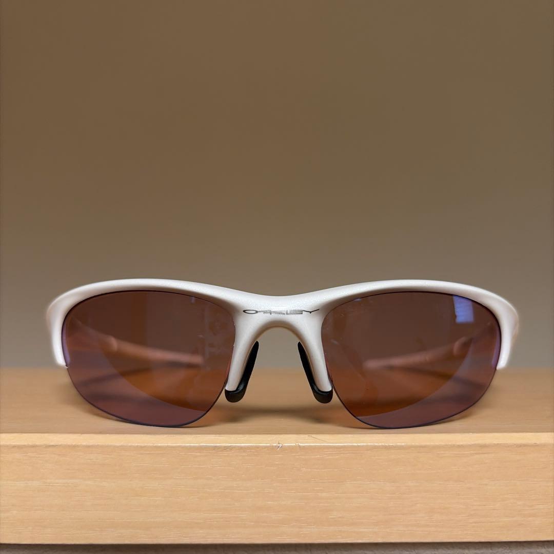 【廃盤】オークリー oakley美品 名作 ハーフジャケット1.0 白