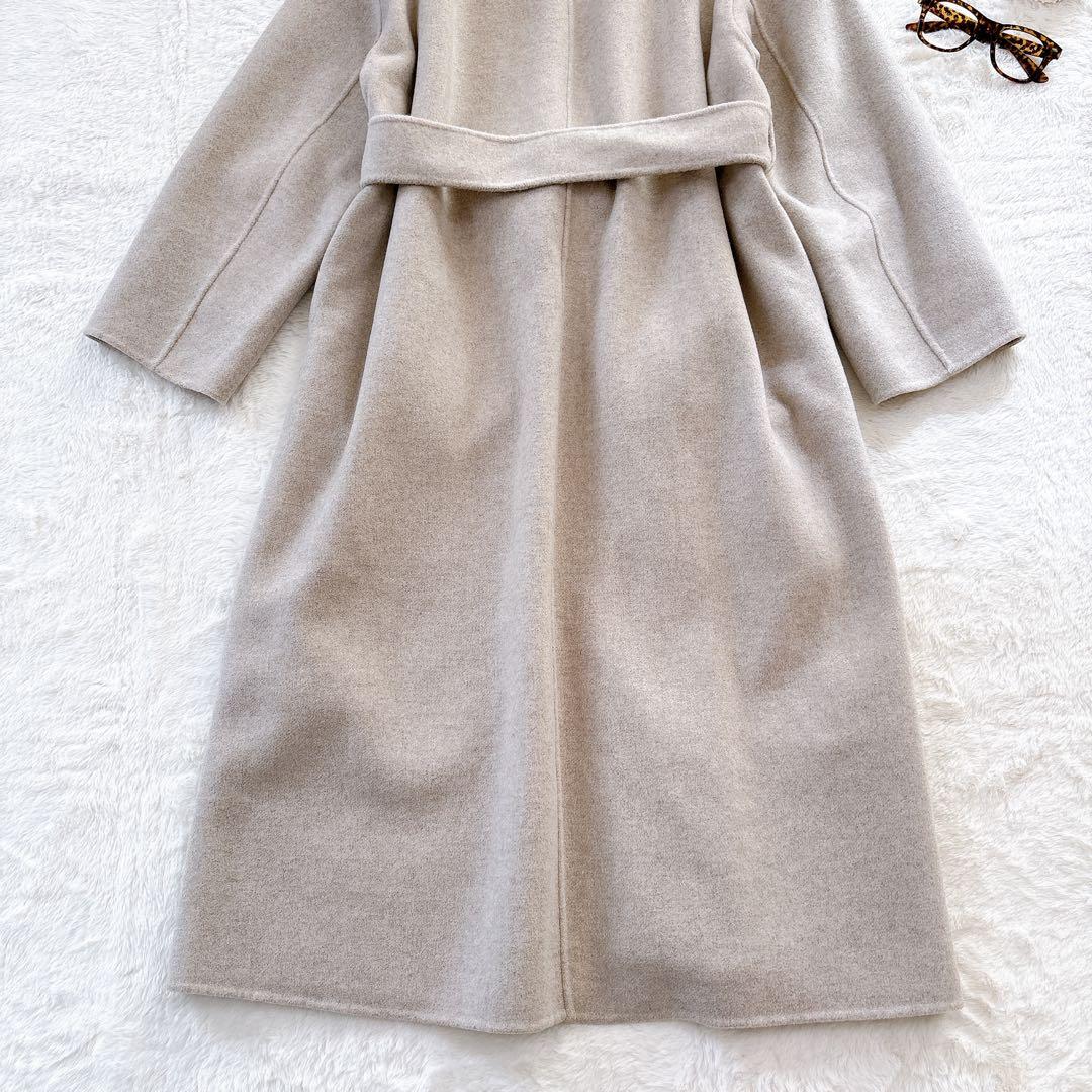 【美品】イエナ ロングコート イタリア製 ウール100 ベージュ 高級 アウター
