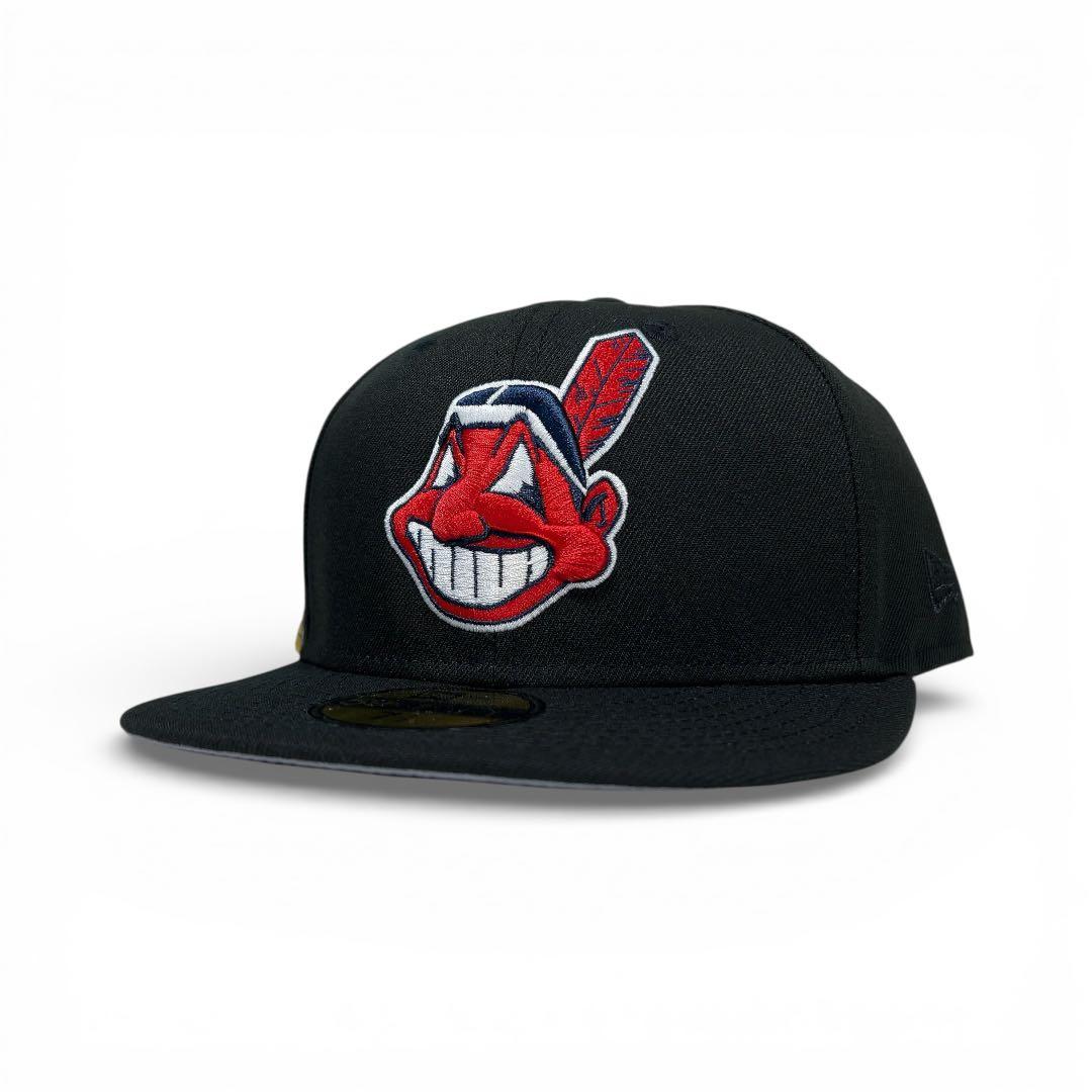NEW ERA 59FIFTY インディアンス ワフー酋長 フェザー限定BK12
