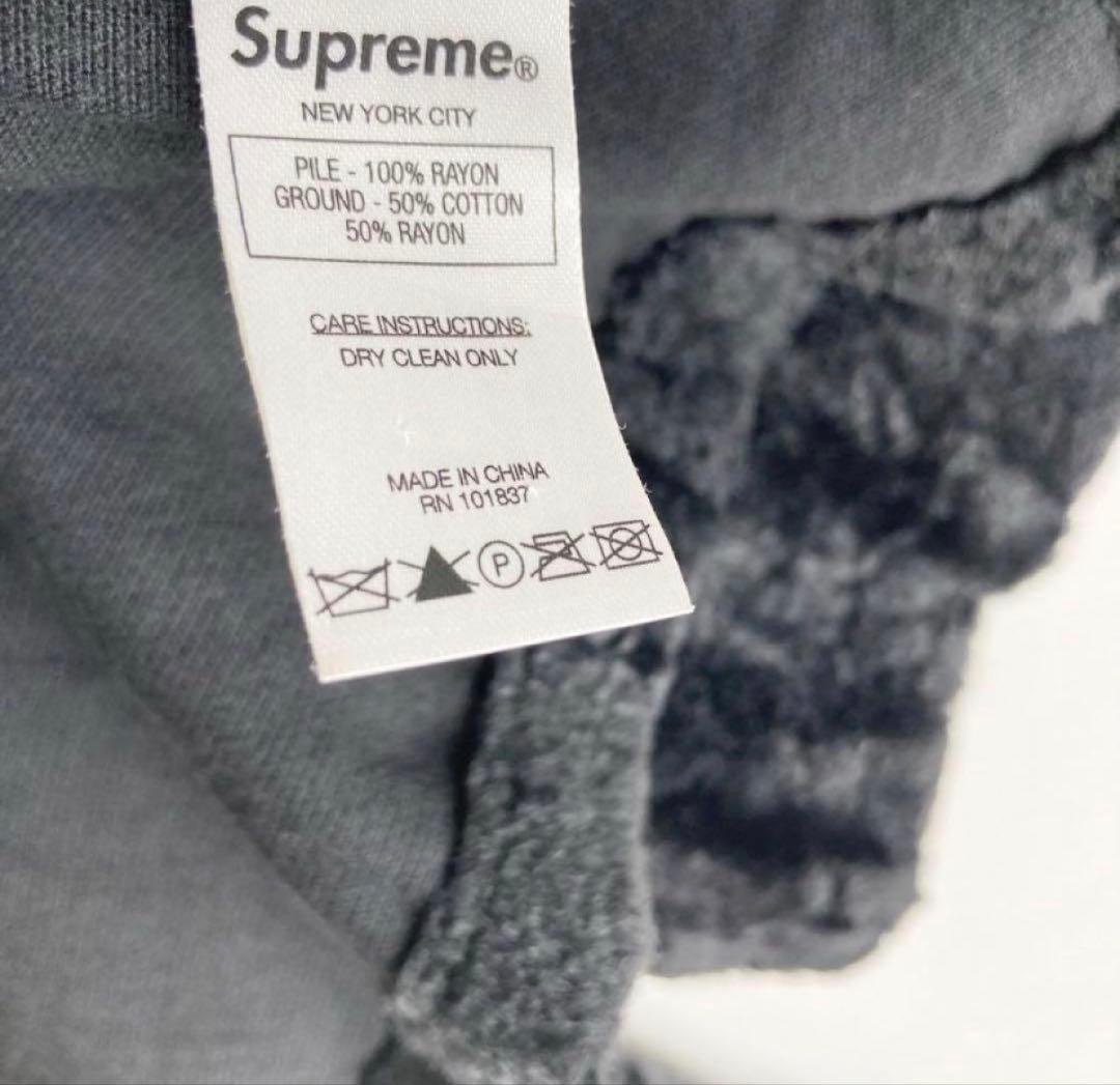 Supreme ブラック ジップアップジャケット
