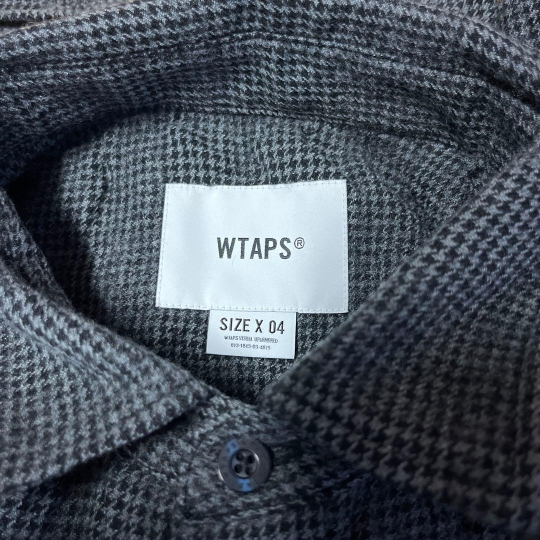 WTAPS 長袖シャツ/XL/コットン/千鳥格子/242WVDT-SHM04