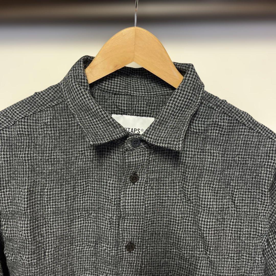 WTAPS 長袖シャツ/XL/コットン/千鳥格子/242WVDT-SHM04