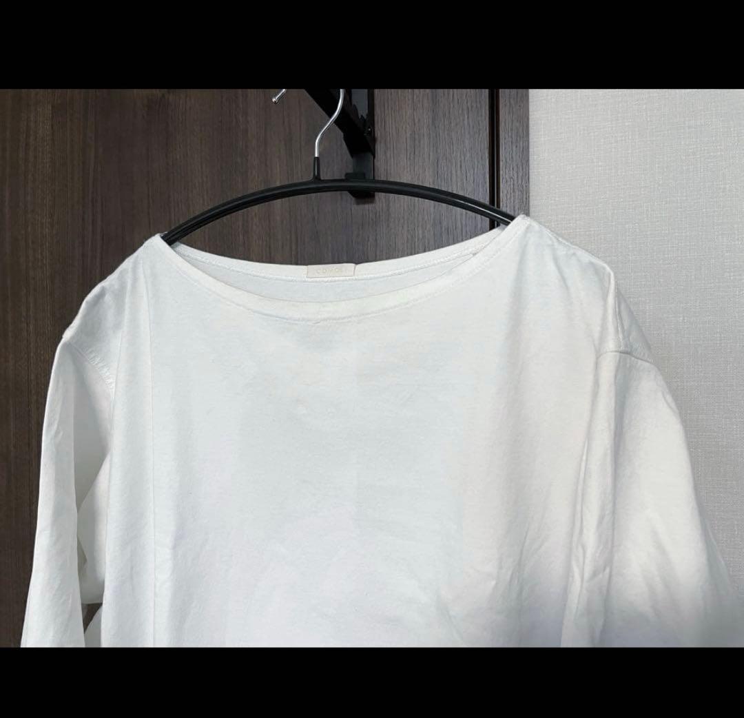 美品 COMOLI コモリ ボートネックT size1 定価17600円