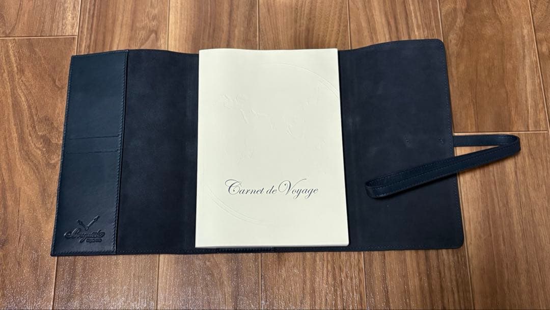 Breguet ノート　カバー 付き(ネイビー)