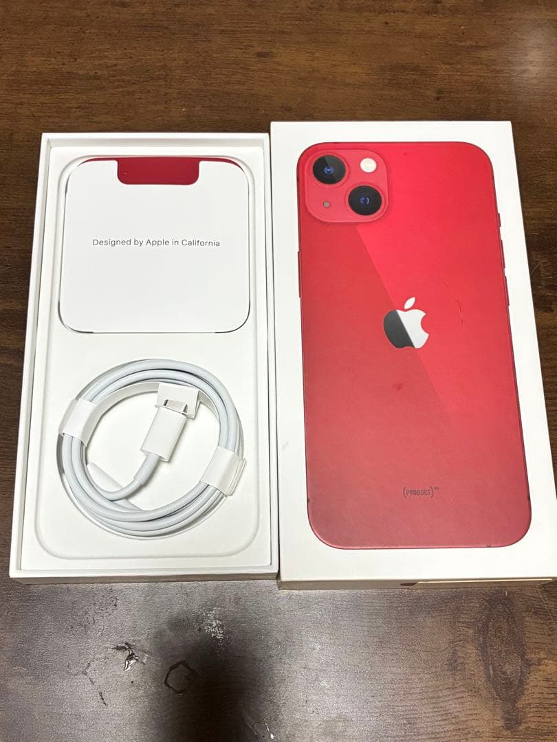 Apple iPhone13 (PRODUCT(RED)) 本体 赤