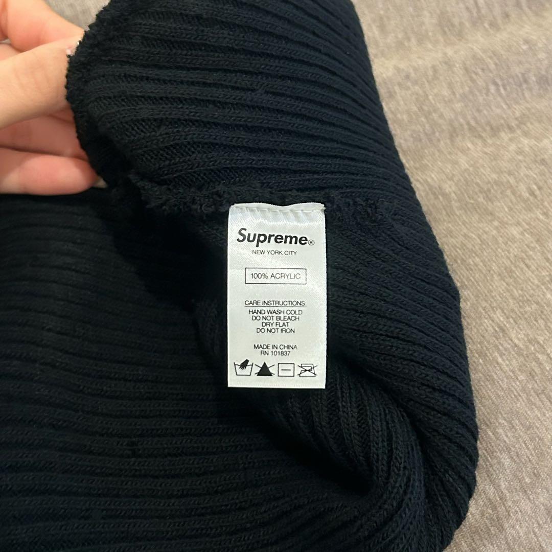 Supreme Overdyed Beanie ブラック