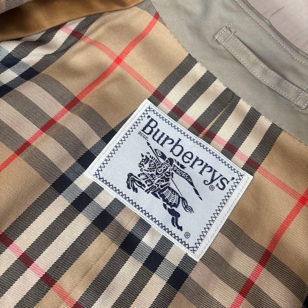 BURBERRY トレンチコート カーキ　玉虫色　難あり