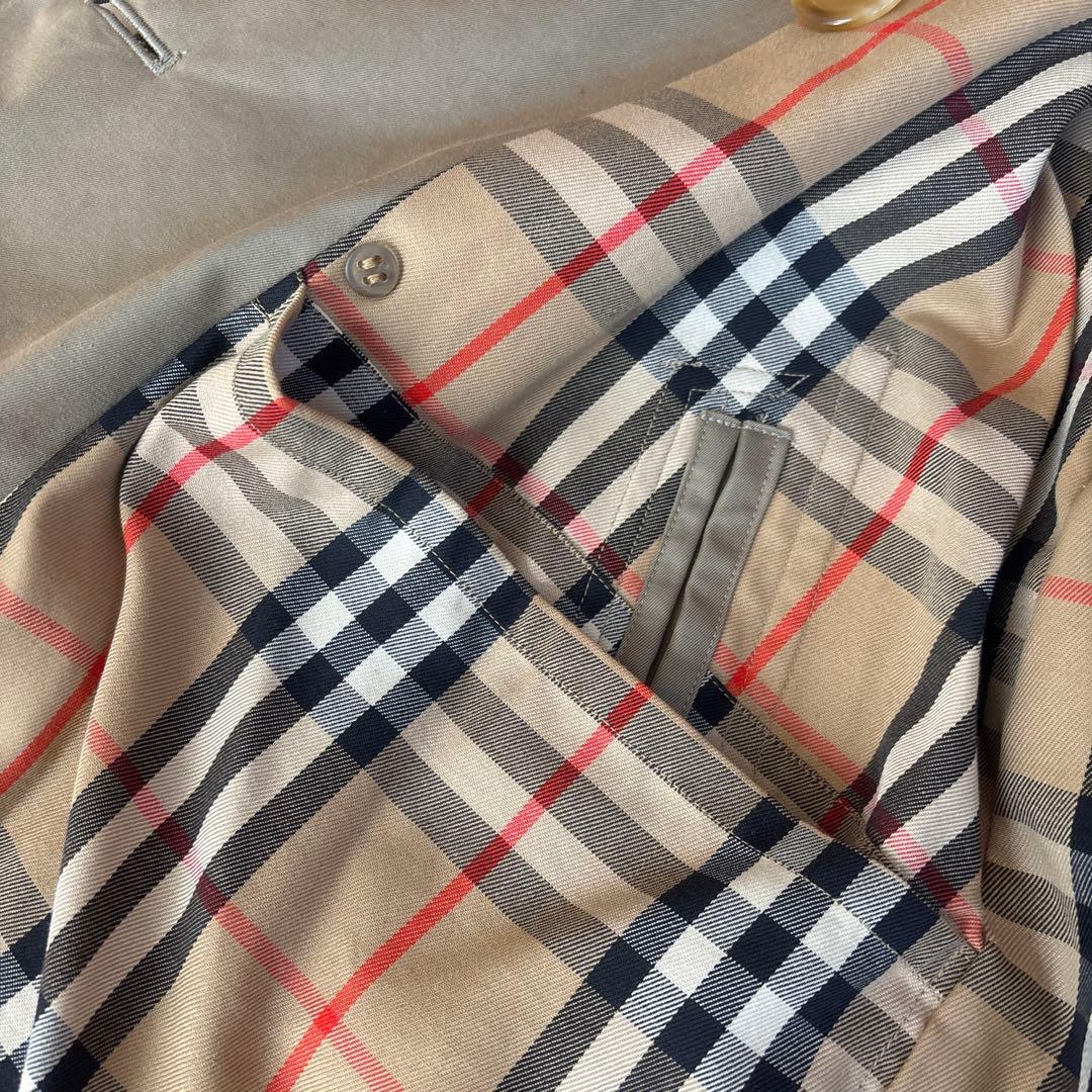 BURBERRY トレンチコート カーキ　玉虫色　難あり