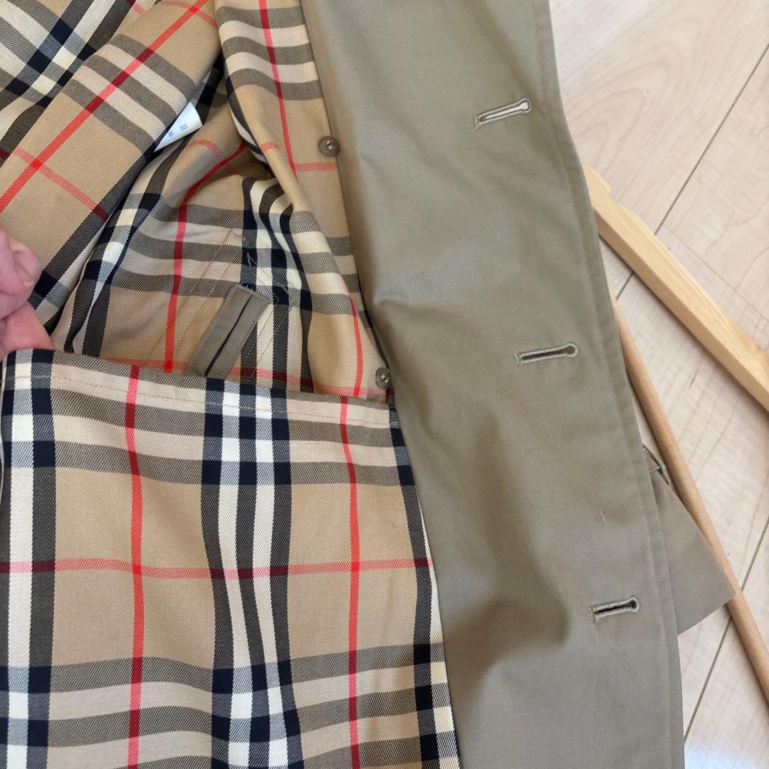 BURBERRY トレンチコート カーキ　玉虫色　難あり