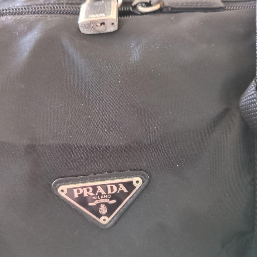 PRADA ボストンバッグ ブラック ナイロン
