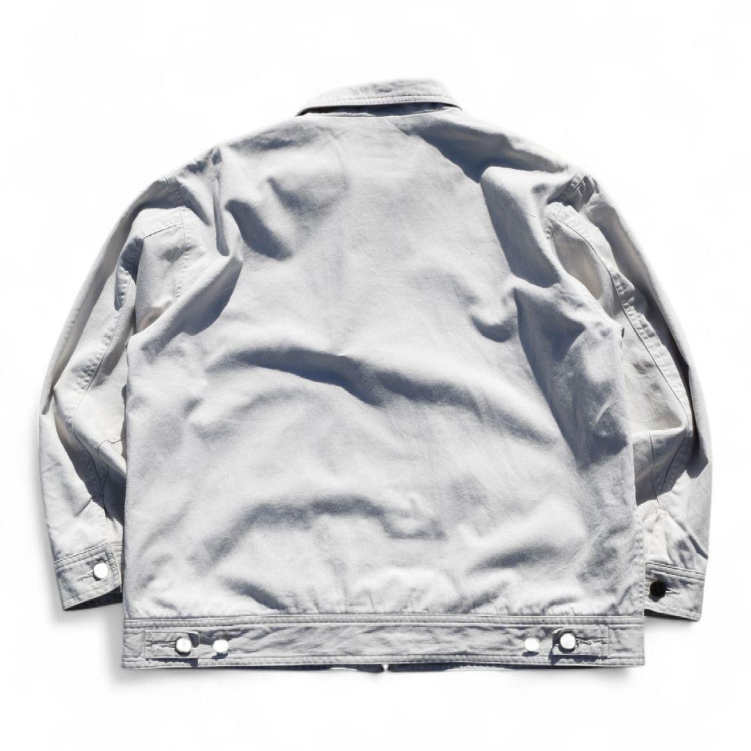 Eddie Bauer 90s 裏地チェック ドリズラージャケット グレー S