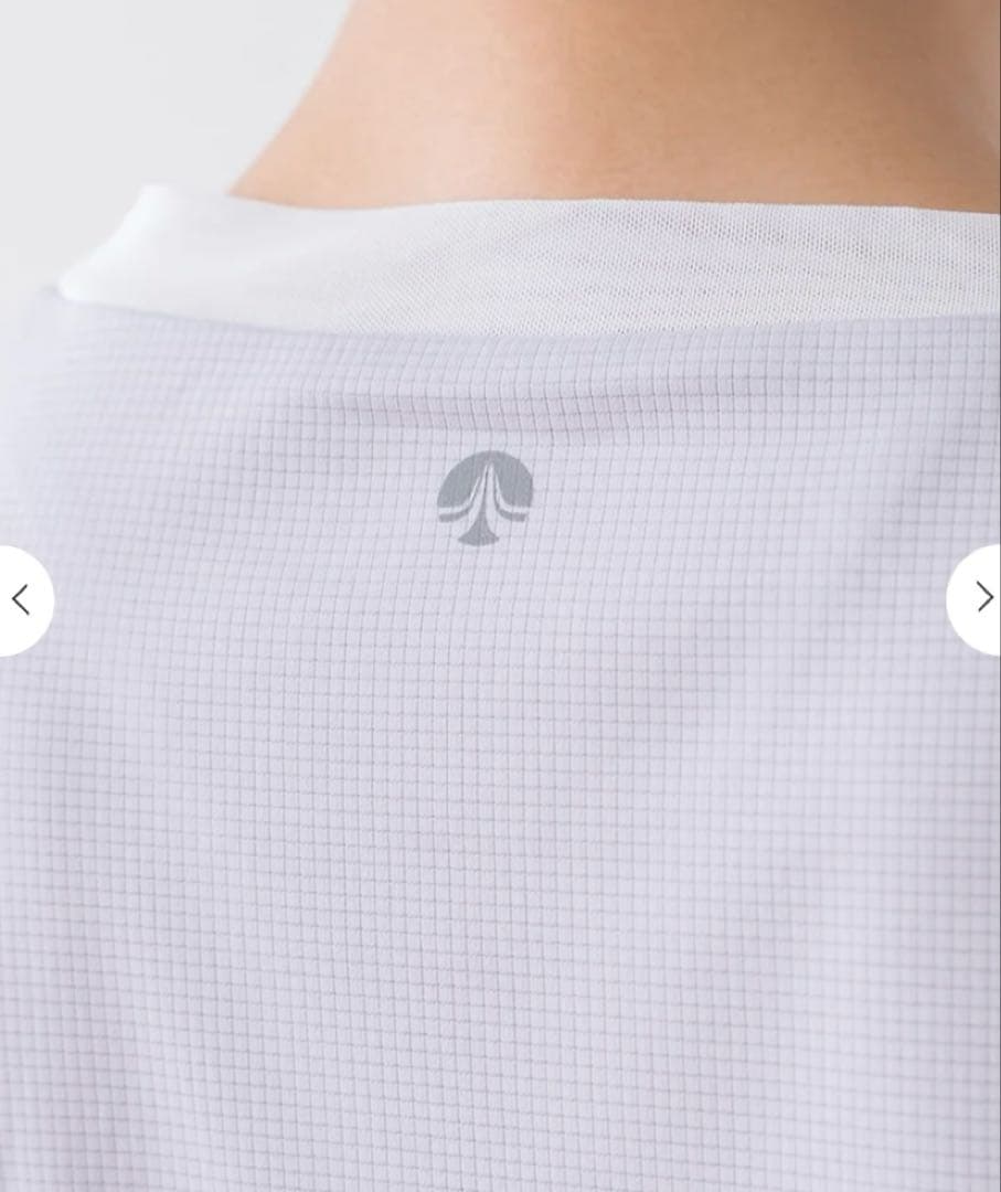 lava SUKALA アクティブシアーカラーロップドTee Mサイズ ホワイト