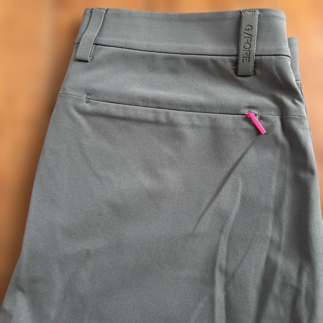 タグ付未使用G/FOREジーフォア ゴルフパンツW30ピンクジッパー