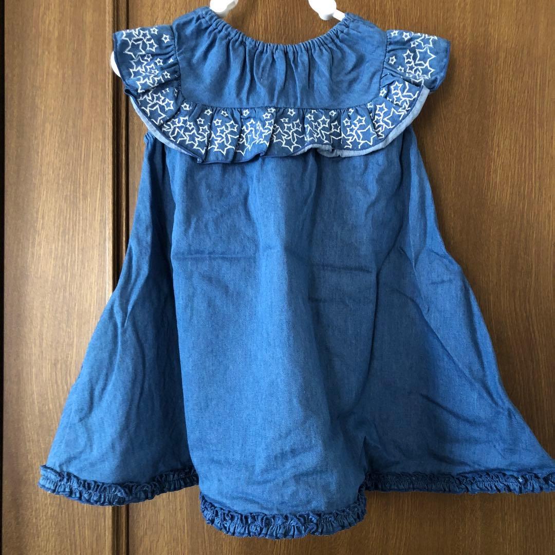 メゾピアノ デニム ワンピース 90 120セット
