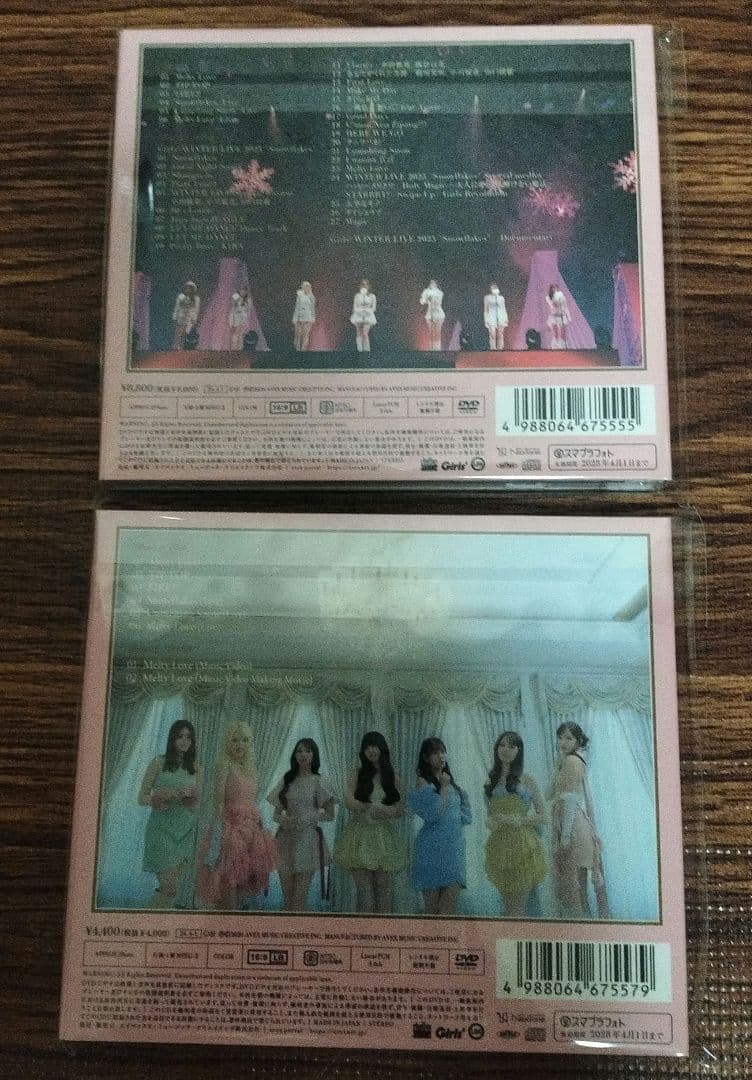 Girls2 Melty Love CD(LIVE盤)(MV盤)おまけつき