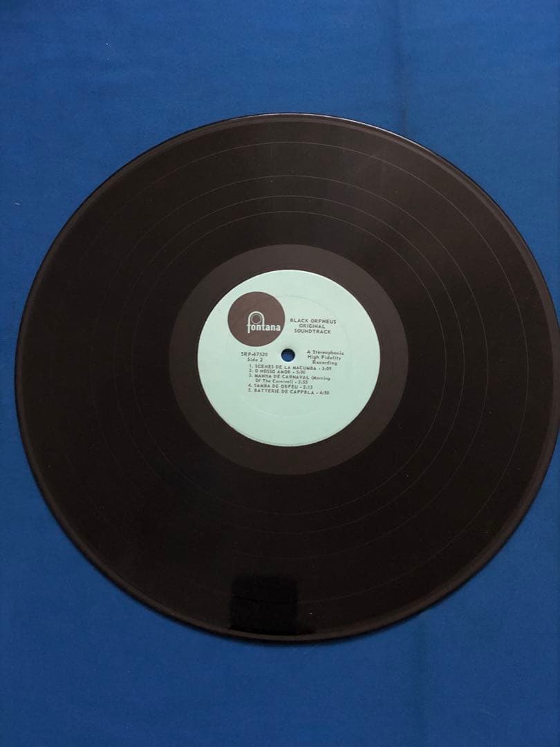 LP/サウンドトラックBLACK ORPHEUS　SRF67520　h13w51