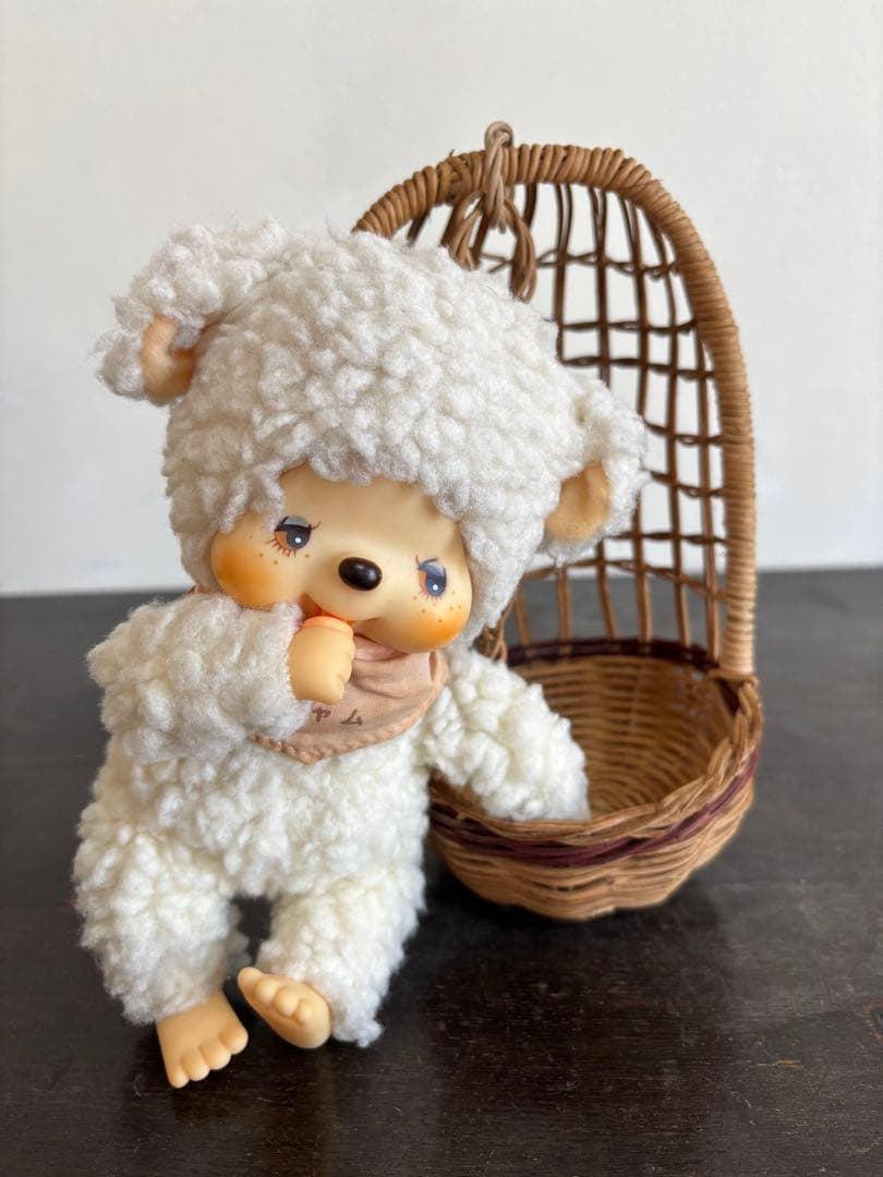 昭和レトロ モンチッチ チャム ひつじ ぬいぐるみ人形 セキグチ