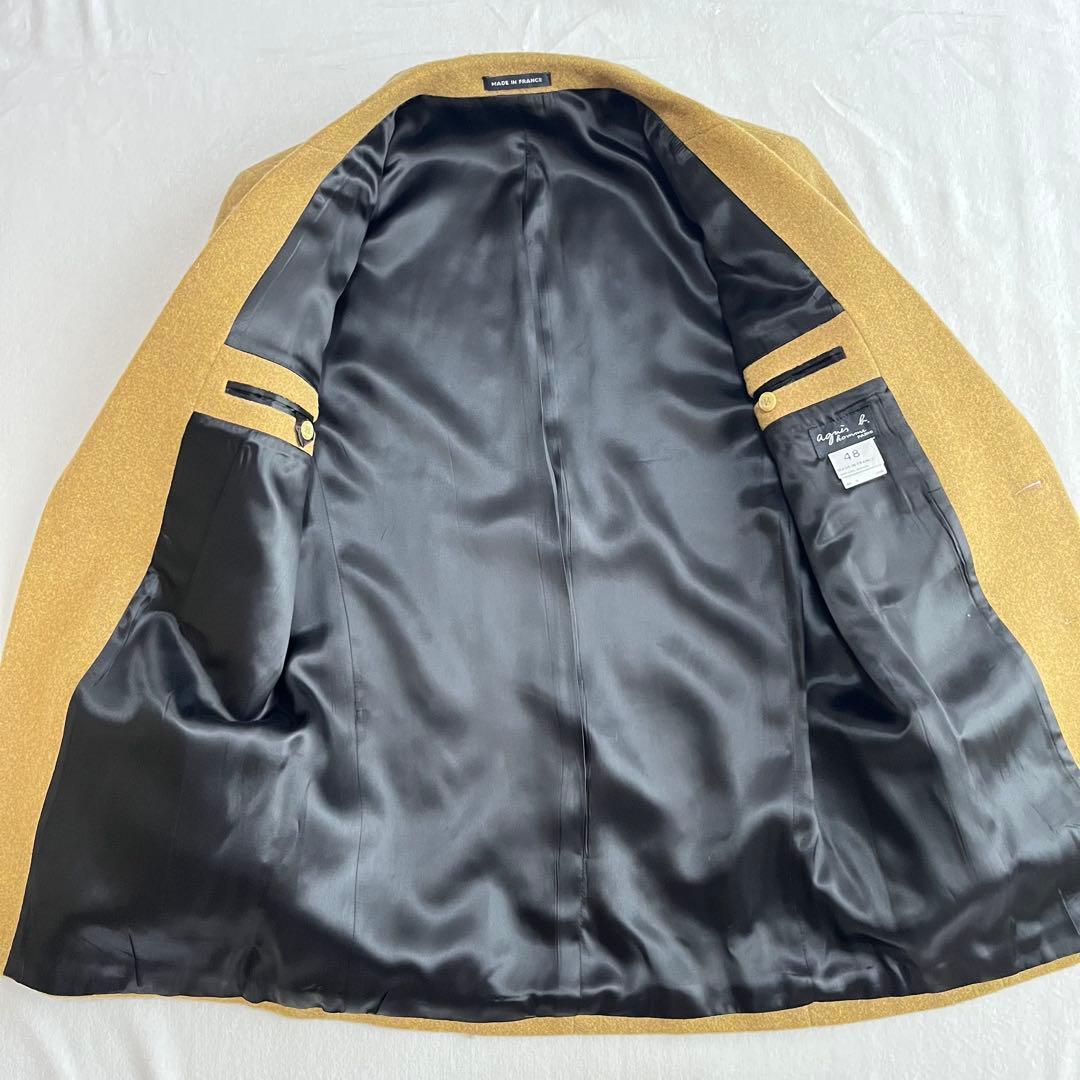 美品 agnes b. フランス製 アニエスベー ウール テーラードジャケット