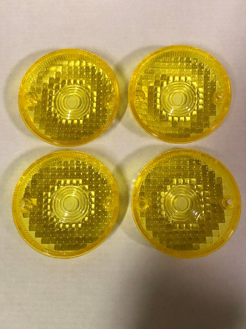 KH400 KH250 ウインカーレンズ　黄色　SS クリア　スモーク　純正
