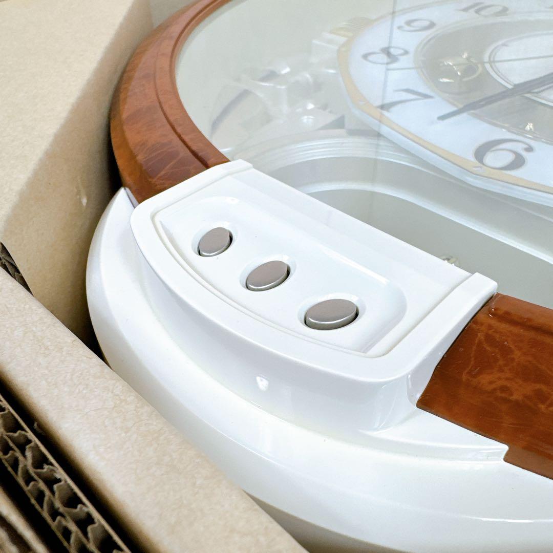 【美品】 セイコー 電波時計 ウェーブシンフォニー RE566B からくり時計