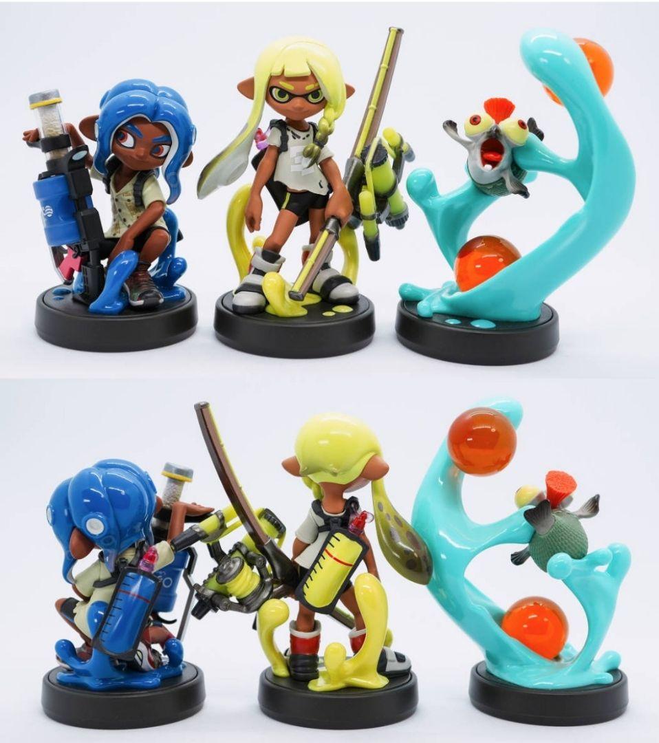 14体セット　アミーボ　amibo スプラトゥーン　セット　おまけ付き（リンク）