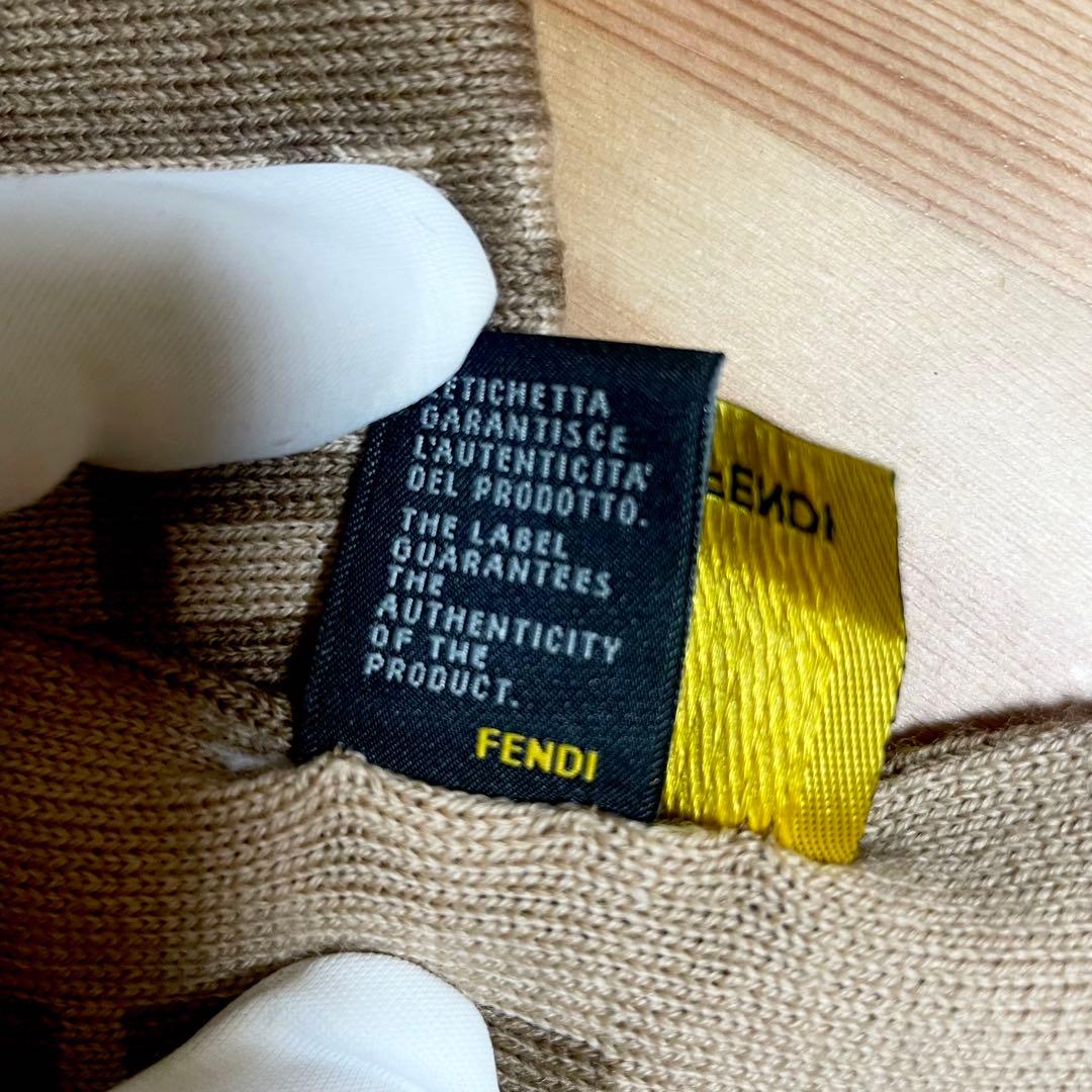 FENDI フェンディ ストール マフラー ズッカ リバーシブル