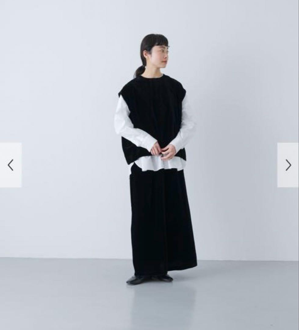 かぐれレーヨンシルクベルベットスカート