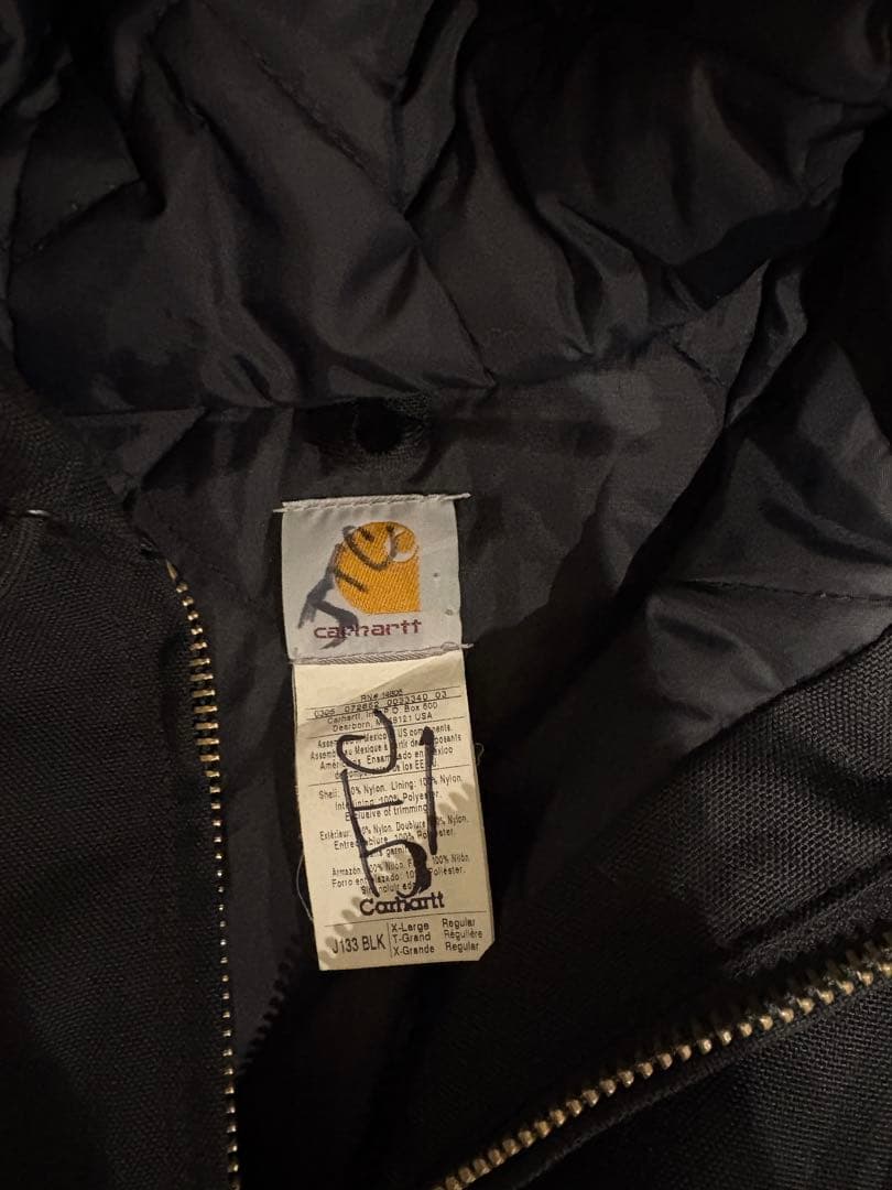 「美品」　Carhartt アクティブジャケット ブラック