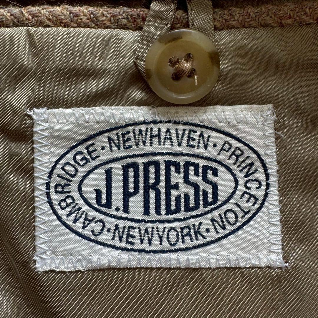 J.PRESS✨テーラードジャケット ミックスツイード ウール アルパカ混 S