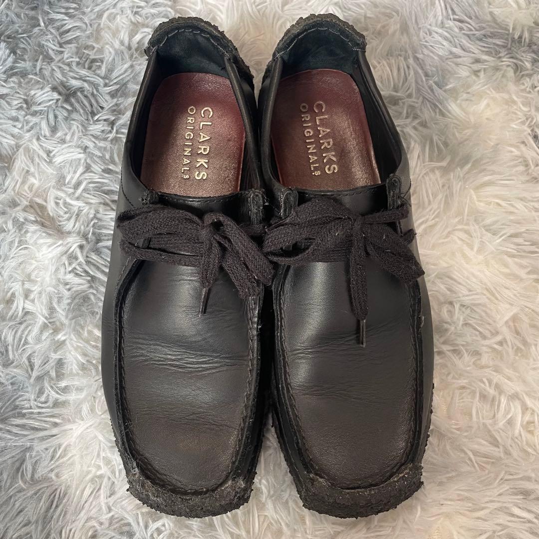 【美品】Clarks ORIGINALS クラークス ワラビー ナタリーブラック