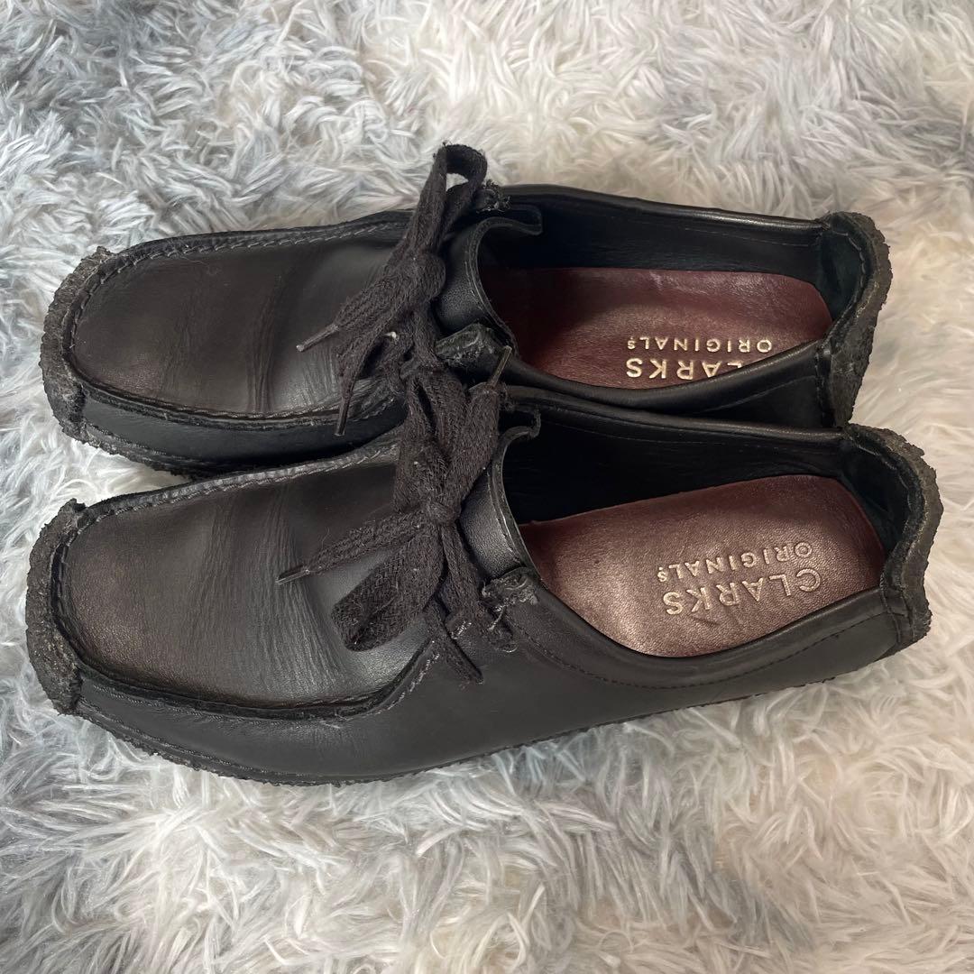 【美品】Clarks ORIGINALS クラークス ワラビー ナタリーブラック