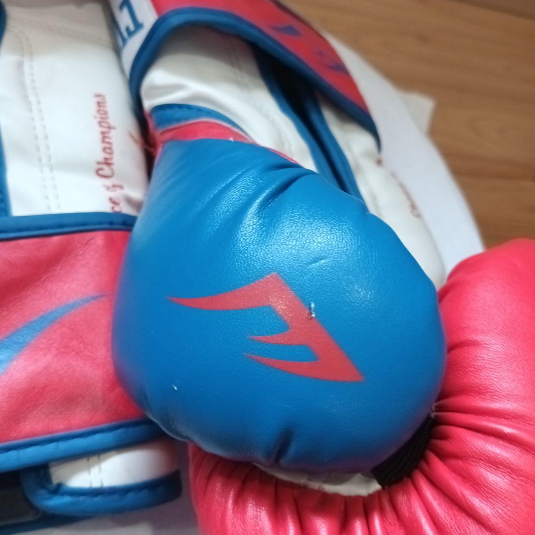 EVERLAST POWERLOCK ボクシンググローブ 赤/青　14oz