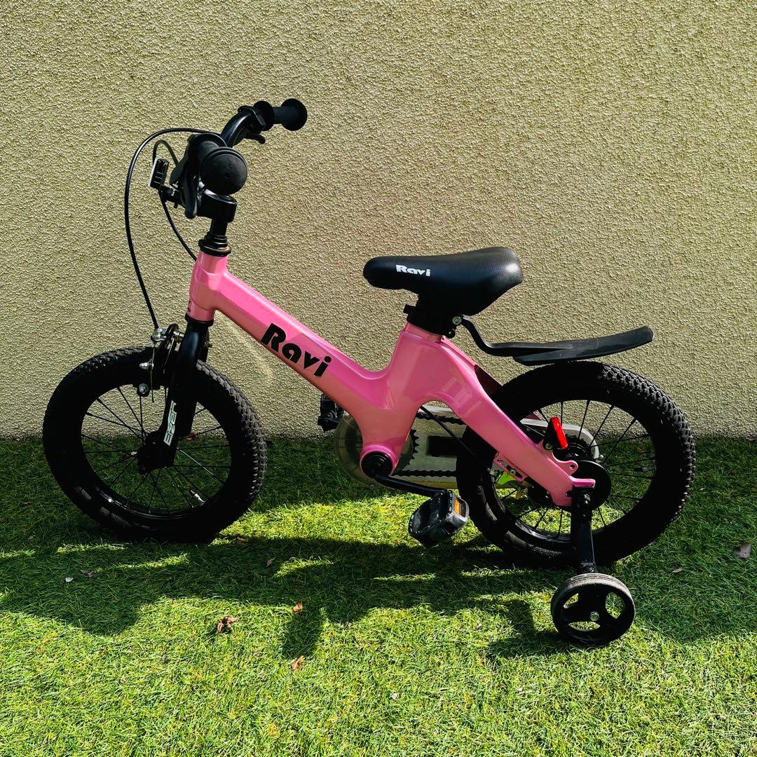 Eizer アイゼル 子供用自転車 Ravi ラビ 14インチ ピンク　補助輪付