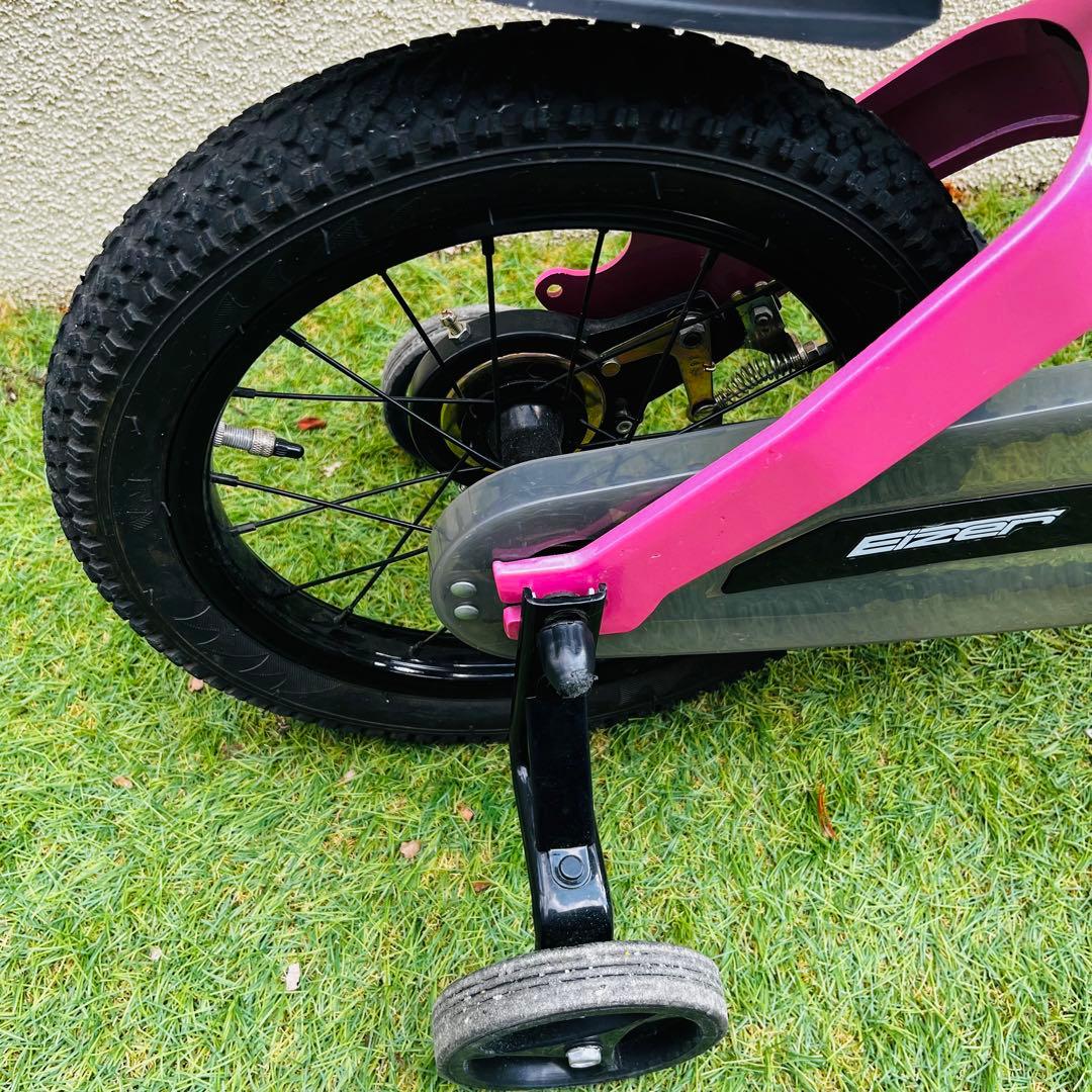 Eizer アイゼル 子供用自転車 Ravi ラビ 14インチ ピンク　補助輪付