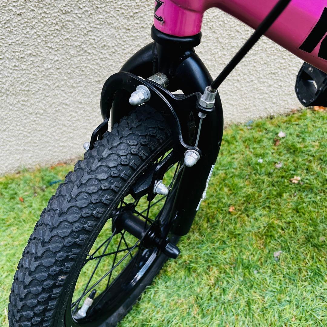 Eizer アイゼル 子供用自転車 Ravi ラビ 14インチ ピンク　補助輪付
