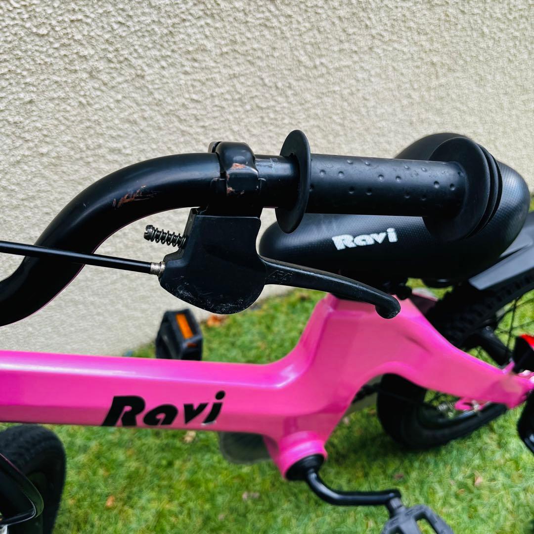 Eizer アイゼル 子供用自転車 Ravi ラビ 14インチ ピンク　補助輪付