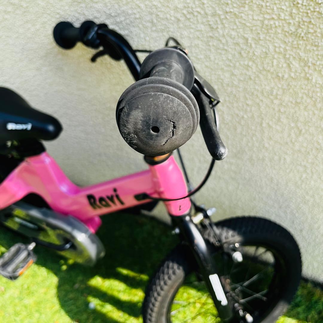 Eizer アイゼル 子供用自転車 Ravi ラビ 14インチ ピンク　補助輪付