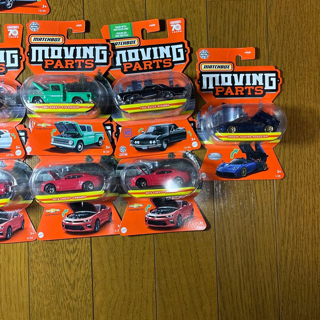 マッチボックス　ムービングパーツ　22台セット