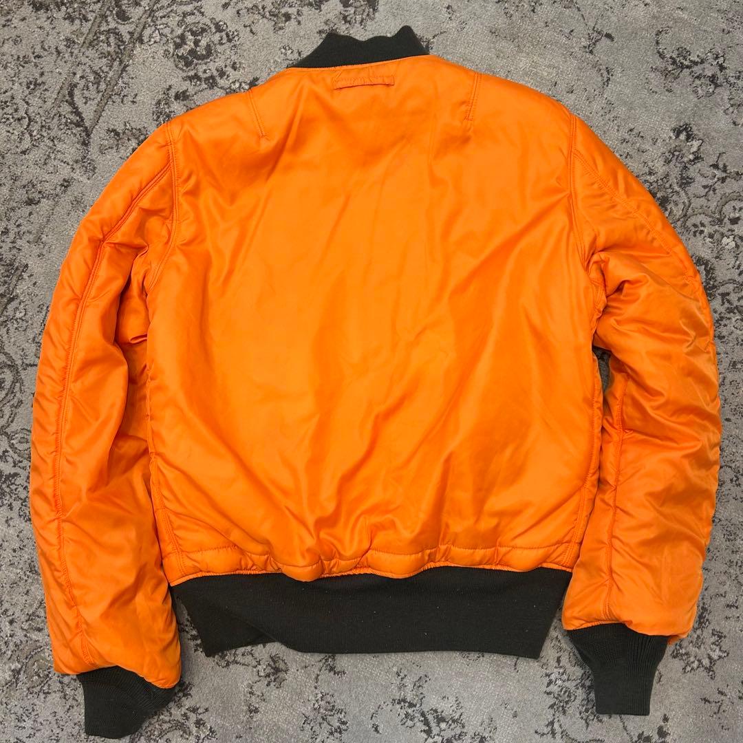 ALPHAINDUSTRIES MA-1 フライトジャケット レプリカグレー L