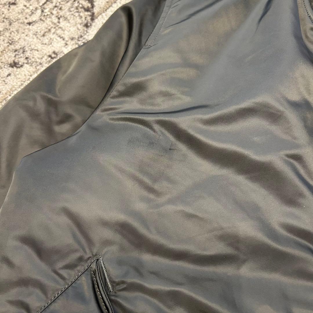 ALPHAINDUSTRIES MA-1 フライトジャケット レプリカグレー L