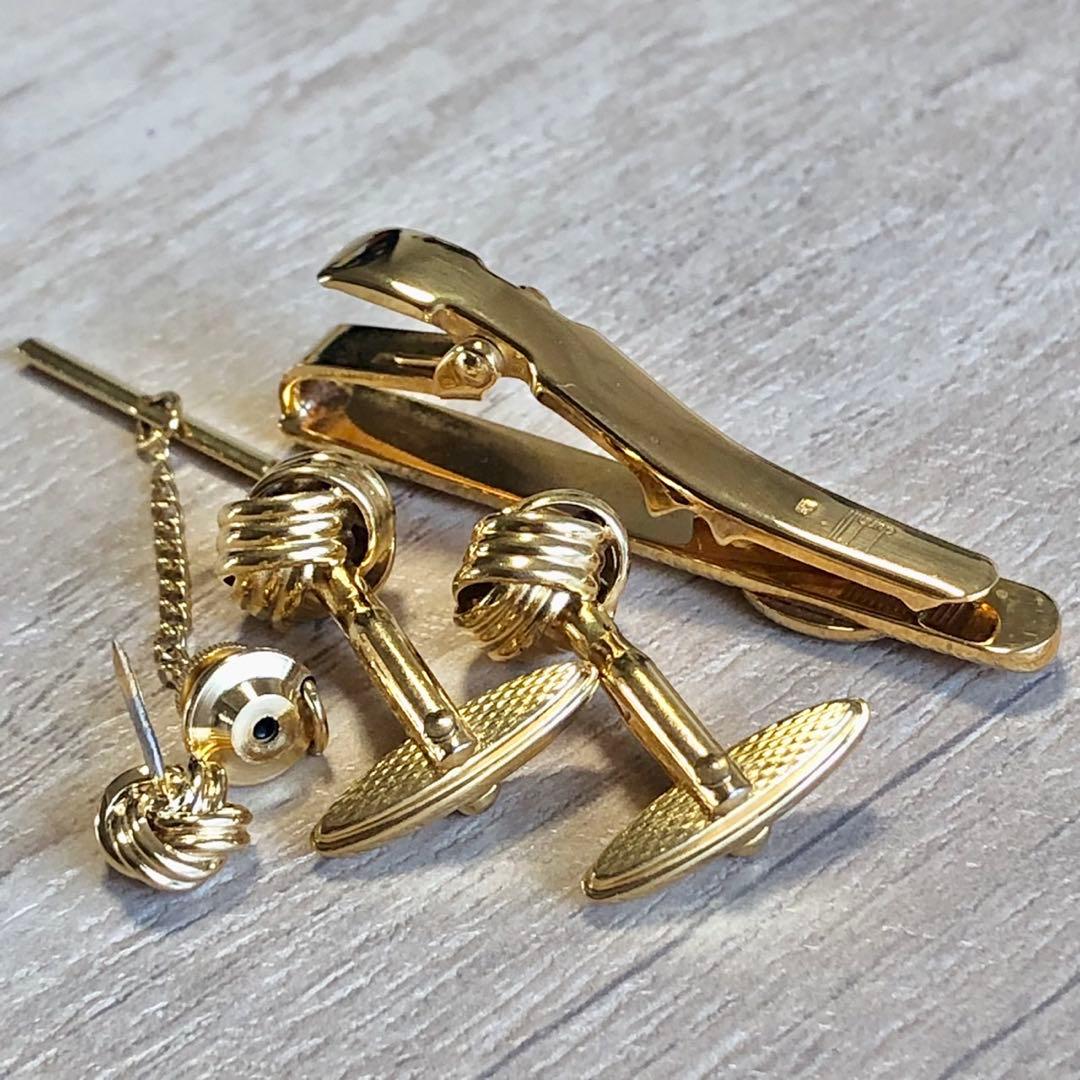 dunhill ダンヒル　ゴールド カフリンクス タイピン　セット　レア