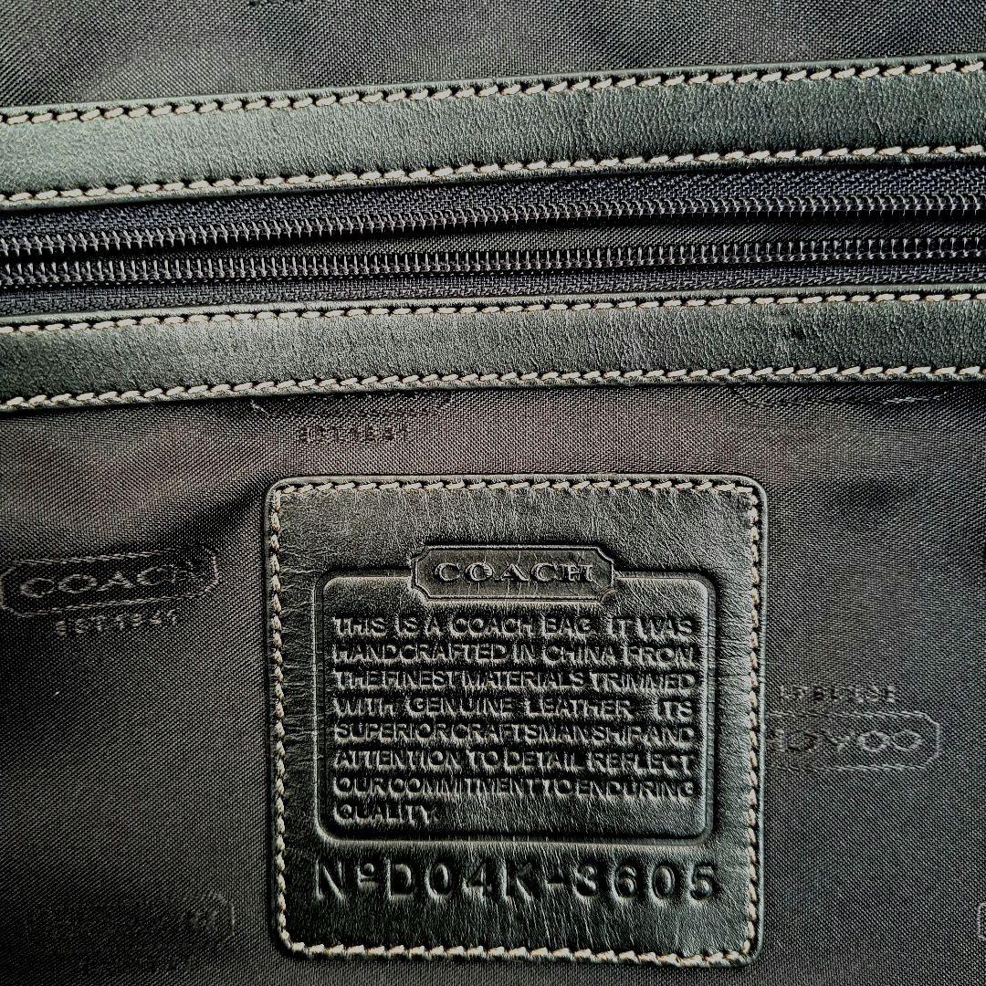 COACH 大容量 黒のボストンバッグ 旅行用バッグ