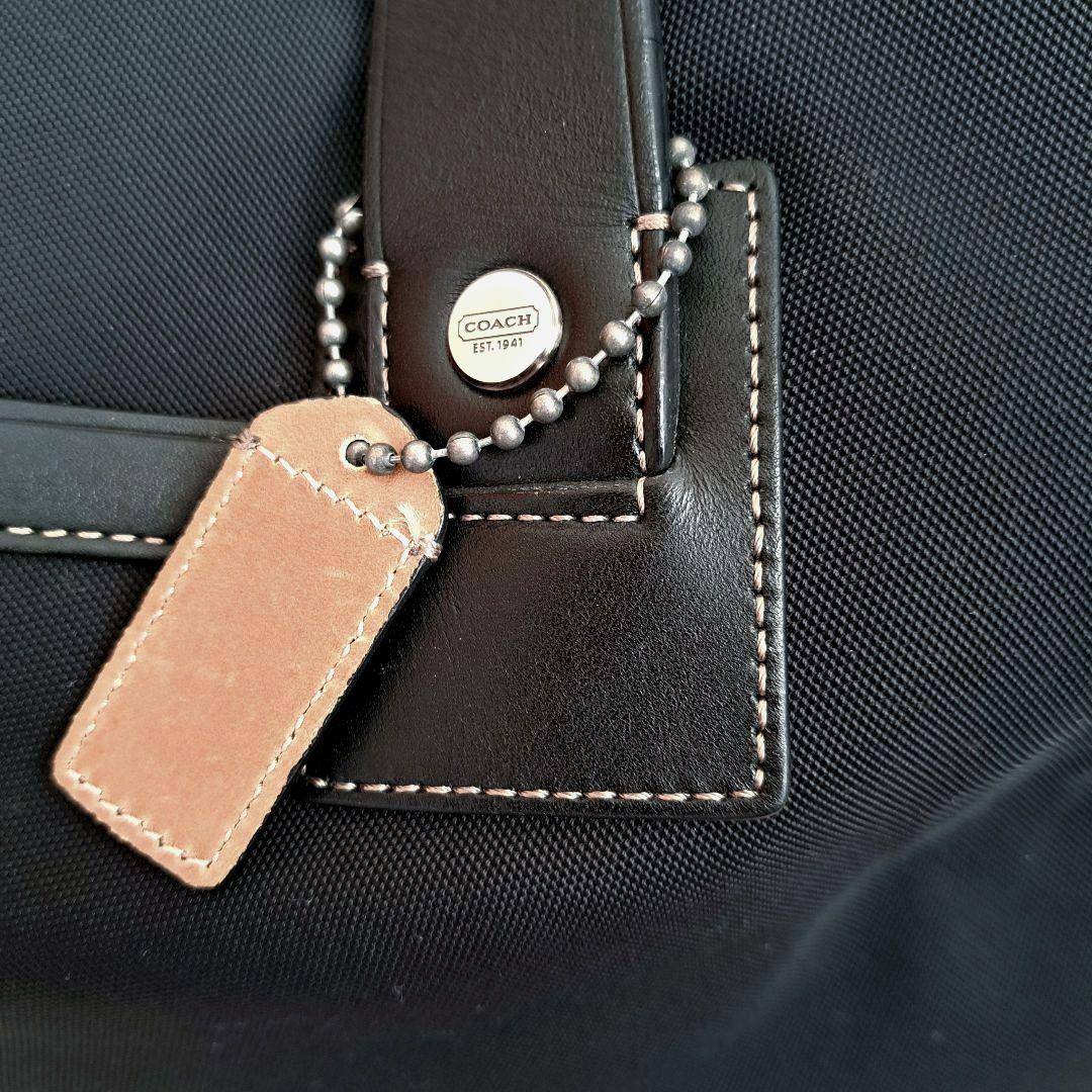COACH 大容量 黒のボストンバッグ 旅行用バッグ