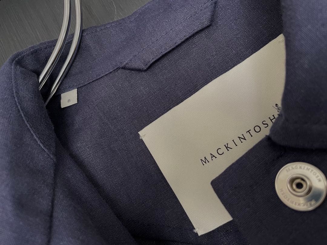 マッキントッシュ ネイビー トレンチコート