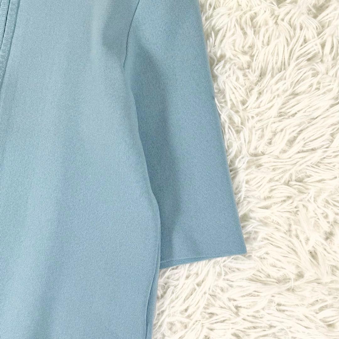 24モデル完売品✨ Rene カーディガン ジップアップ ピークス パール 34